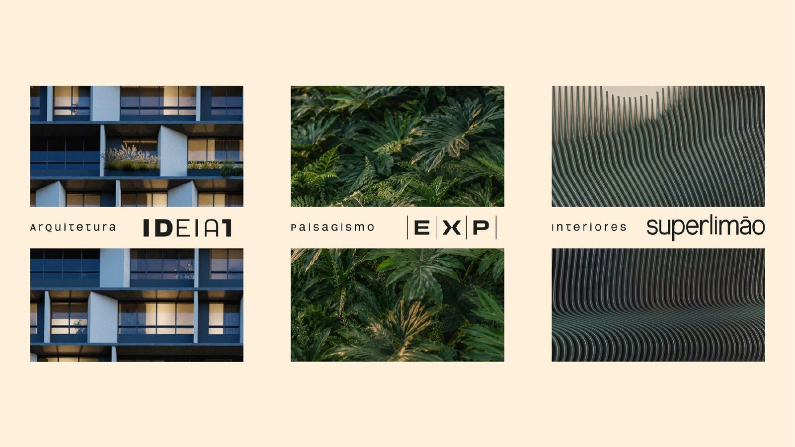 Detalhes visuais dos projetos de arquitetura, paisagismo e interiores do Martim